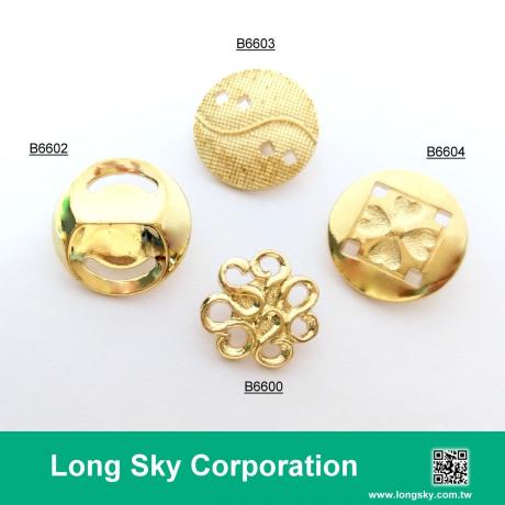 2018 gold plated shank back buttons for garments, B66-1_1