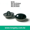 (#B3104/20L, 24L, 28L) plastic oval shank button for doll eye