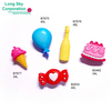 (#B76-4) Valentine's Day cute sweets and balloon craft buttons