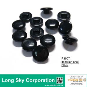 (#P3907) 16L black cardigan buttons, sweater shank buttons