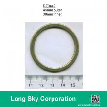 (#RZ0442/38mm) decoration zinc metal ring buckle for 38mm wide webbing belt