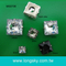 (MS0706) Sewing on Square shape acrylic stone with metal Based Button