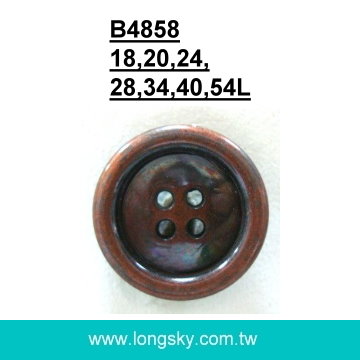 (#B4858) various sizes 4 hole large antique copper plastic buttons maker