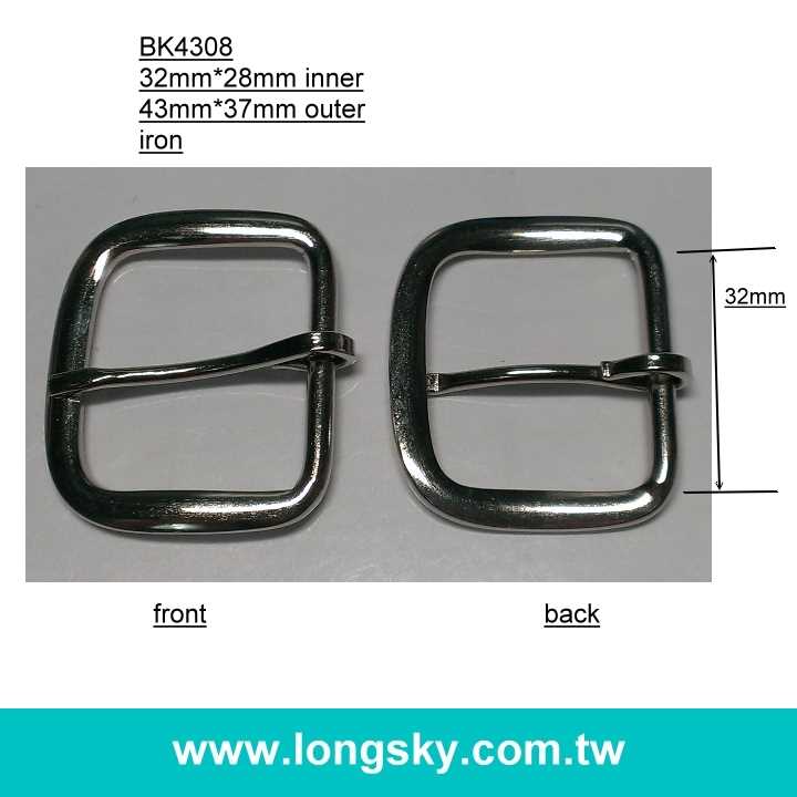 metal prong buckle for strap and belt (#BK4308/32mm)
