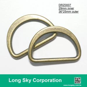 (#DRZ0007/29mm inner) popular design flat D shape ring buckle for webbing belt