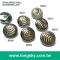 (#B6079/15mm, 21mm) 2-piece fashion plated plastic button for lady winter suit
