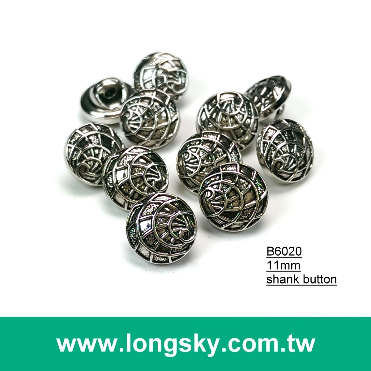 (#B6020/11mm) 17L gold plated with black metal looked small buttons for crafts from Taiwan
