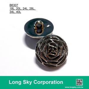 (B6307/18L,20L,24L,28L,34L,40L) antique silver rose button for lady suit