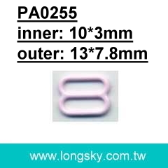 (PA0255/10mm) 10mm Metal Bra Strap Adjuster