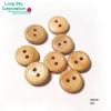 (#W0231) 2 hole classic craft natural wooden button