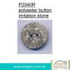 (#P2040R) fashion plastic imitation stone button for shirt 