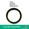 (#RZ0026/36mm) zinc metal ring for 1.4 inch wide fabric tape