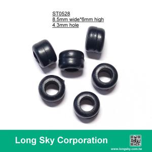(#ST0528) 4mm hole plastic bead as cord stopper